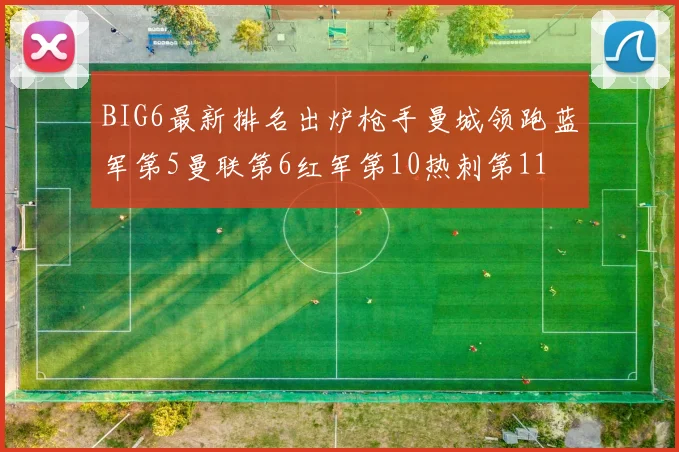 BIG6最新排名出炉枪手曼城领跑蓝军第5曼联第6红军第10热刺第11